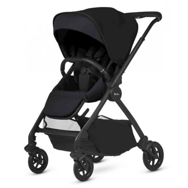 Silver Cross Dune 2 嬰兒車 (太空黑色) - 時尚輕巧、單手旋轉座椅、適用至22公斤